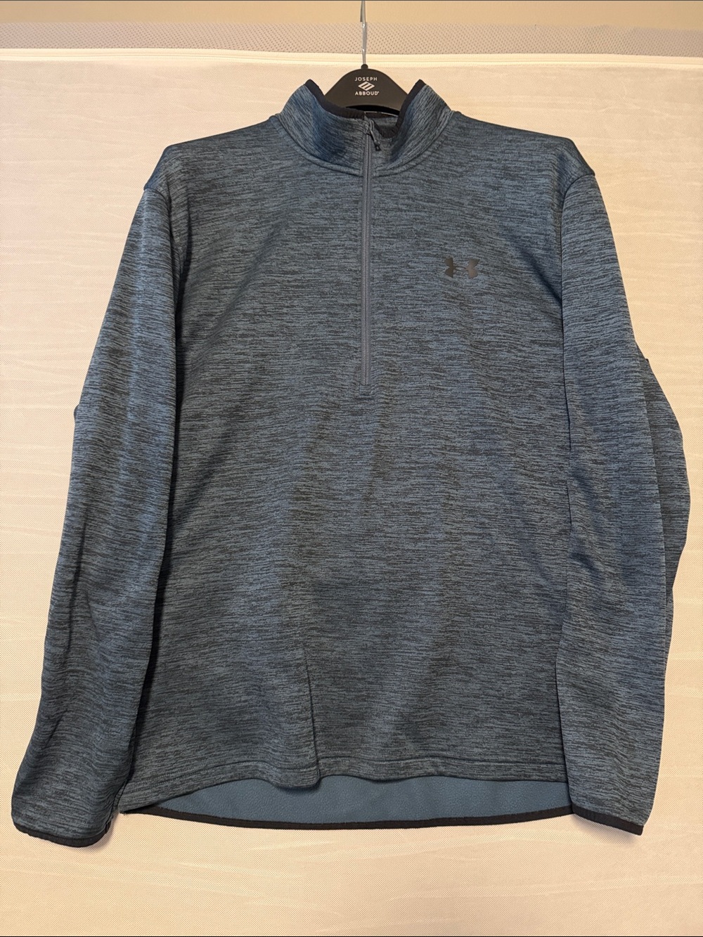Under Armour Men’s Heathered Slate Blue 1/4 Zip Pullover